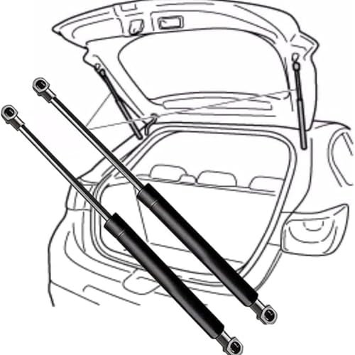RuiYiL 2 Stück Auto HeckklAppendämpfer für Audi A3 Sportback (8PA) Hatchback 2004-2015, Kofferraum Heckklappe Stoßdämpfer Dämpfer Lift Unterstützung Hydraulische Stange Zubehör