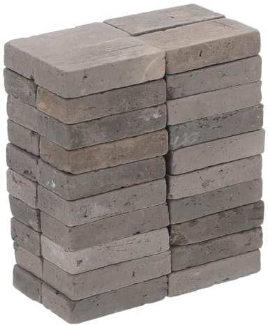 Toddmomy Pcs Miniature Bricks for Garden Diy Mini Bricks Building Set Miniature Garden Decoration