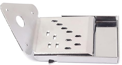 NULYLU Dreieck-saitenhalter Für Mandoline Aus Metall Mit Schrauben Mandolinenteile Für Gitarrenmandoline Silber Schnell Und Einfacher Saitenwechsel Verbessert Klang Und Lautstärke