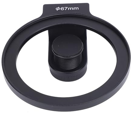67 mm Handy-Filterhalterung, Gewindeobjektiv-Filterclip mit Kaltschuh-Halterung für 67 mm ND CPL UV-Starfilter