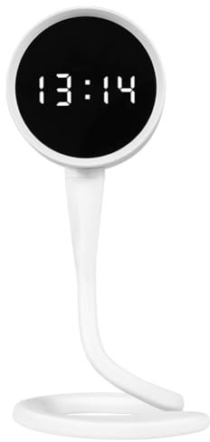 Puleuroy Tuya Smart Clock Alarm WiFi Battery Camera 3MP Night Vision Mobile APP Remote View and Record SD Card Memory Camera A