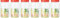 ANGIX 6 x 2000ml Plastic Storage Jars & Canisters with Screw Top Lids, Airtight Food Storage Containers for Kitchen, Food, Spices, Herbs & Sweets, Clear Canister Pots