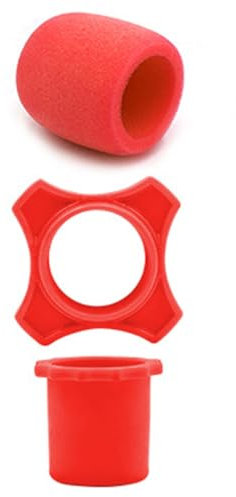 Rdxanc 3 x verdickte Mikrofon-Anti-Rutsch-Ringe für verbesserte Stabilität und Schutz