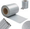 ISOISL Bandes Brise-Vue en PVC - 70 m x 19 cm - Film Brise-Vue pour clôture Double Fil - avec 60 Clips de Fixation - 450 g/m² - Protection Contre Le Vent - pour Balcon, Jardin - Gris