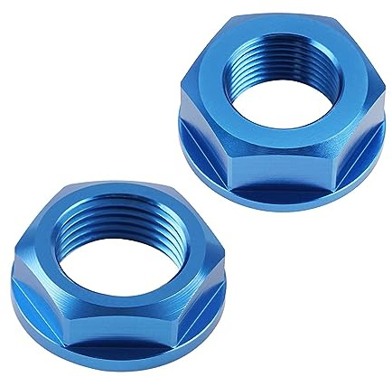 XYUOIS Écrous et boulons pour Moto Compatible avec Yamaha pour YZ250F pour YZ450F YZ 250 450 250FX 450FX 2014-2021 Moto 2 Pièces Avant Arrière Roue Essieu Écrou Vis Pièces Modifiées
