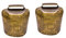 ibasenice 2 Stück Rinder Und Schafringglocken Kleine Glocken Zum Basteln Ornament Kühe Kuhglocke Mit Griff Kuhglocken-geräuschmacher Bronze Haustier Mini Stichworte Golden