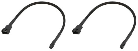 Lot de 2 câbles répartiteurs de ventilateur PWM 3/2/1 voies 4 broches 24,9 cm pour un meilleur refroidissement