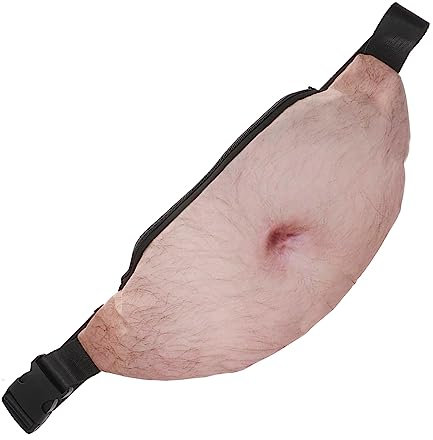 GALPADA 1Stück Lustige Bauchtasche für Männer Tragbare Taillentasche PU und Robust für Reisen Sport und Outdoor Aktivitäten Kreatives