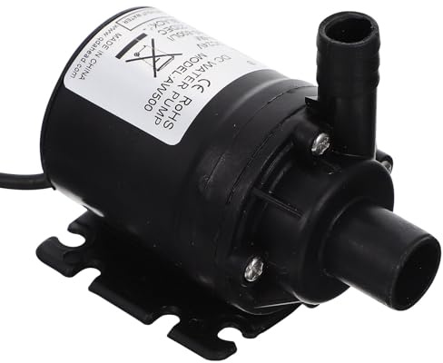 VALICLUD Pompe de Surpression Solaire Domestique Compacte Dc24V Micro-Pompe Submersible à Courant Continu Résistante à L'Usure pour Systèmes Hydroponiques et Chauffe-Eau