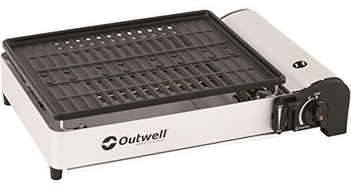Outwell 650797 - Barbecue (barbecue, propane/butane, Piezo, table, grid, noir, blanc)