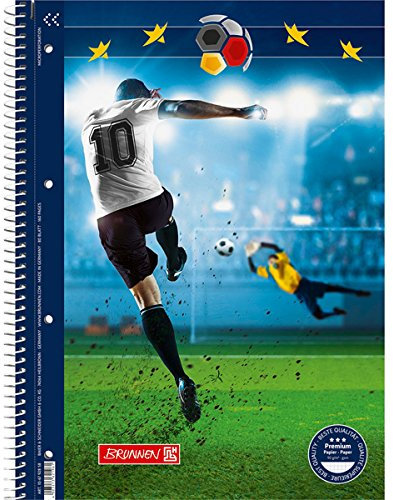 BRUNNEN Collegeblock A4 90g Fußball Lin28 8