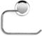 Croydex Stick 'n' Lock Toilet Roll Holder - Durable Chrome Plated, Easy to Clean & Reposition, 5-Year Rust Free Guarantee, Strong Adhesive Toilet Paper Holder - No Drilling Required