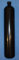 HTD Bouteille de plongée en acier 3 l 230 bar 100 mm M25 x 2 sans valve Noir laqué