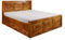 MASSIVMOEBEL24.DE Bett Akazie 180x200x114 honig lackiert OXFORD #0306