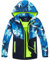 LAUSONS Kinder Gefütterte Jacke Jungen Übergangsjacken für Jungs Softshelljacken mit Camouflage Muster Grün DE: 134-140 (Herstellergröße 140)