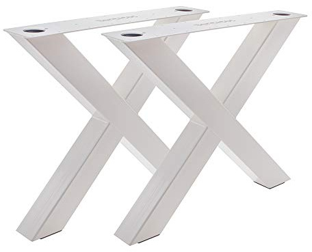 Bentatec 2 Stück Tischgestell X100/100 (Weiß)
