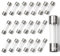 Chanzon 20 Stück VDE Prüf 5x20 15A Sicherungen Sicherung Glassicherung Glasrohrsicherung Feinsicherung Schnelle Glas Sicherung 125V Glas AGC-Patronen-Rohrsicherung F15AL 250 V