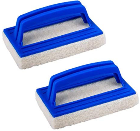 nuluxi Cepillo de Limpieza para Piscina Esponja de Cepillo de Piscina Piscina Cepillo de Plástico Paredes Inferiores Cepillo de Plástico Duradero y Práctico Accesorios para Piscinas, SPA y Acuario