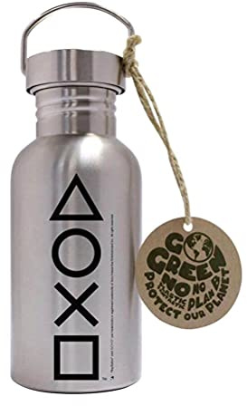 PlayStation Eco Flasche Metall 500ml - Buttons