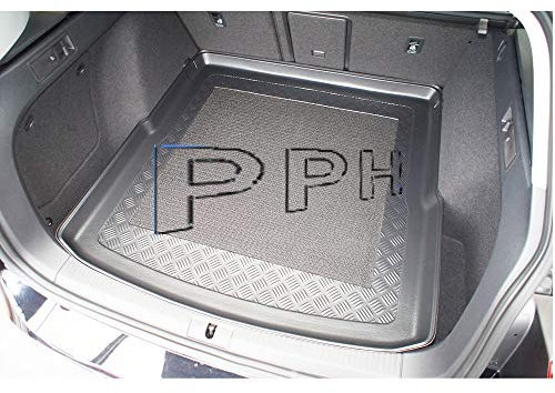 X & Z PPH – Bandeja para maletero para Golf 7 Variant de año de fabricación 09.2013 – 06.2020 antideslizante