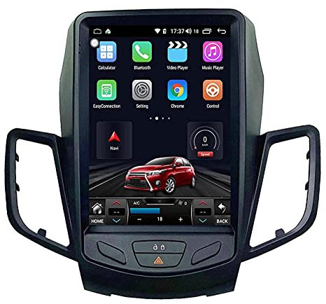GLXQIJ Auto Radio Stereo Bluetooth Touchscreen Lettore Multimediale USB FM Telefono Android Multimedia Autoradio con USB, per Ford Fiesta 2009-2019,2+32G,2013~2019