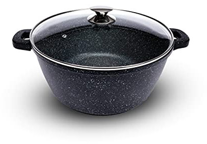 Techwood Faitout en pierre Ø 24 cm de diamètre TP-24FT