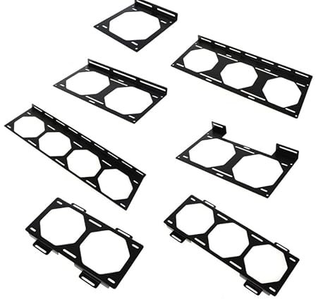 MMLFX 1 stück Lüfterhalter Lüfterhalterung 240 Kühlerhalterung Halterung Wasserkühler for 12/14 cm Lüfterhalter Externe Computerkasten Kühlkörper Gadget Zubehör (Size : 03)