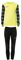 uhlsport REACTION GOALKEEPER SET JUNIOR Jugend Torwart Torhüter Fußball Set aus gepolstertem Shirt und Hose, komplette Torhüterbekleidung/Set für Jugendliche - fluo gelb/schwarz - Größe 116
