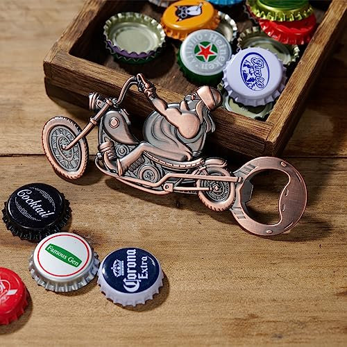 Apribottiglie moto birra, regalo per la festa del papà, regalo di Natale per uomini, regalo di compleanno, regalo di birra unico per lui padre marito. (Moto-4)