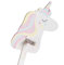 FOLDZILLA Steckenpferd aus Pappe 115 x 40 x 25 cm Hobbyhorse Stockpferd - Einhorn Regenbogen