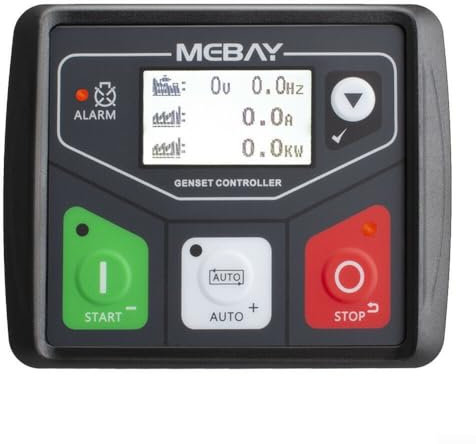 DC30D Generator-Steuermodul, kleines Dieselgenerator-Set, Controller-Panel mit hintergrundbeleuchtetem LCD-Display, programmierbare USB-Schnittstelle