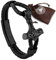 MHDUYEG Wikinger Armband Heren - Armband Leder Herren - Thor Hammer Armband, Retro Wikinger Deko, Armband Herren Wikinger Männer Lederarmband für Valentinstag Weihnachten (Inklusive Geschenktüte)