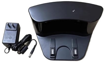 Base de cargador, Compatible con repuestos Conga 1390 1590 1490, Compatible con Conga 1290, Compatible con piezas de aspiradora Cecotec, estación de carga de repuesto(Color:Dock and AU adapter)