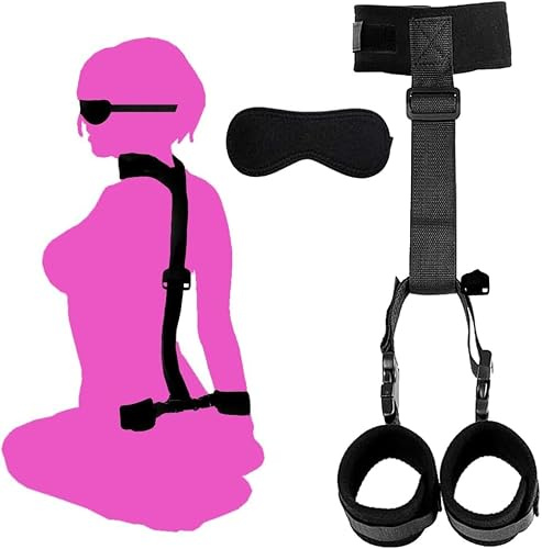 Handschellen für Sexspiele Selfbondage Bettfesseln Bdsm Bondage Bondageset Fessel Set Anfänger Augenbinde Bdsms Spielzeug Bett Fesseln Sexspielzeug für Paare Extrem Frau Sex Knebel SM Dessous Sklavin