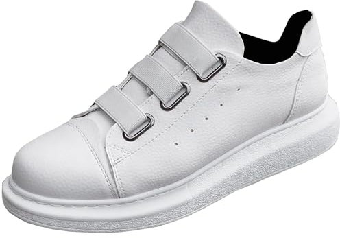 Solaress 253 Herren Sneaker Casual Fashion Schuhe, EU 42, Weiß