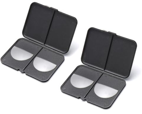 SKYWAY 2 Paar Bifokale Leselinsen zum Aufkleben, Klare Leselinsen mit Vergrößerungsfunktion für Brillen/Sonnenbrillen/Skibrillen, Abnehmbar, Wiederverwendbar,Kein Wasser Erforderlich 1.0