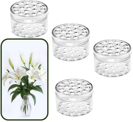 EcoWhisk Bouquet Holders 4 Pieces Blumenhalter Geeignet für Blumenvasen der Blumenretter DIY Spirale Strauß Stiel Racks Stiele Verschiedener Größen