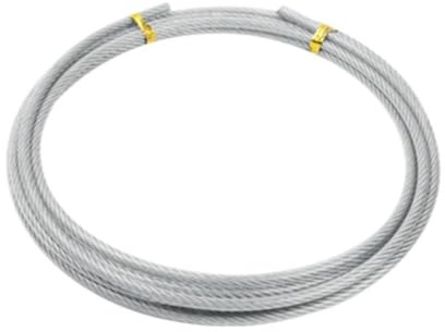 Stahlseil 100 Meter 304 Edelstahl 0,5/0,6/0,8/1/1,2/1,5/2mm Stahl PVC Beschichtetes flexibles Drahtseil weiche Kabel transparente Wäscheleine(0.6mm 1x7)