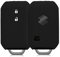 kwmobile Cover Chiavi Auto Compatibile con Suzuki con 2 tasti Keyless Go - Custodia Protettiva Chiave Auto Copri Telecomando Gomma - Portachiave Macchina Silicone