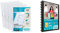 ELBA 100206869 Prospekthüllen 10er pack mit vario-zipp-Prinzip manageMe! Ersatzhüllen oben offen glasklar & ELBA 100421115 Kunststoff-Ringmappe polyvision DIN