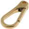 Tenlacum Solid Brass Carabiner Key Ring Key Chain Buckle Clip Snap Hook Handbag Clasp