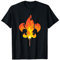 Pfadfinder Lilie - Fleur De Lis Lagerfeuer T-Shirt