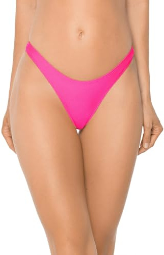 RELLECIGA Bas de bikini string pour femme, Rose fluo., Taille XL