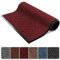 FB FunkyBuys Washable Door Mats - Heavy Duty, Non-Slippery & Stylish Floor Mat - Door mat indoor Large Rubber Indoor & Outdoor Doormats for Perfect Dust Grabbing (Red-waved, 120 x 180 CM)