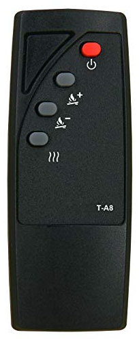 Replacement for Twin Star ChimneyFree ClassicFlame Dura flame Fireplace Stove Heater Infrared Remote Control DFS-550-22-BLK DFS-550-22-RED DFS-950-4 DFS-950-5 DFS-950-6 DFS-950-7 DFS-950-8 (T-A8)