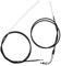 GOOFIT Cavo di cottura da 150 cm e cavo acceleratore da 129,5 cm per 2 tempi 49 cc, 50 cc, 60 cc, 80 cc