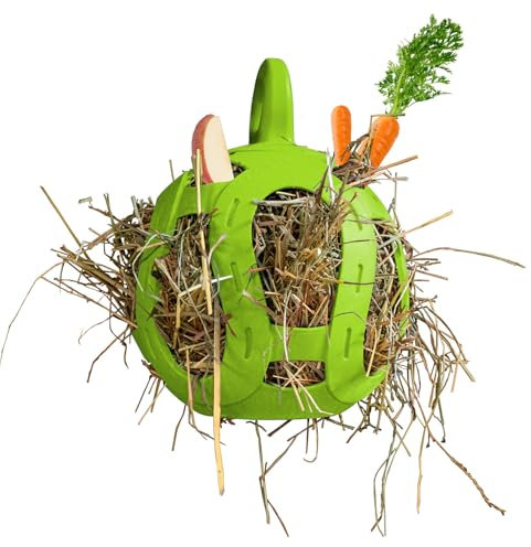Horsemen's Pride Jolly Hay Ball Stall Toy for Horses, Green