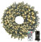 30M 300 LED Christmas Lights Outdoor, Warm White String Fairy Lights Mains Powered, 8 Modes Waterproof Christmas Tree Lights with Remote for Outside Indoor Party Garden Bedroom Christmas Decorations