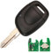 AULESSE 1 Bouton Clio 2 Clé télécommande Coque de Clé avec 433MHz Puce PCF7946 pour Renault Clio 2 Kangoo 1 Twingo Master 2001-2006 Coque de Clé Télécommande avec NE73 Lame
