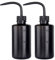 250ml Plastic Safety Wash Bottle, Black Lab Squeeze Bottle with Narrow Mouth and Scale Labels, Squirt Bottle For Plant Flower Succulent Watering - 2 Packs